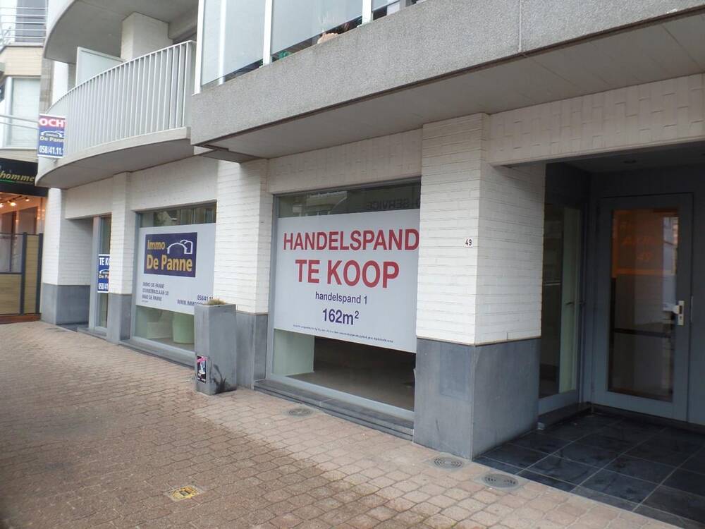 Handelszaak te  koop in De Panne 8660 165000.00€ 0 slaapkamers 162.00m² - Zoekertje 662