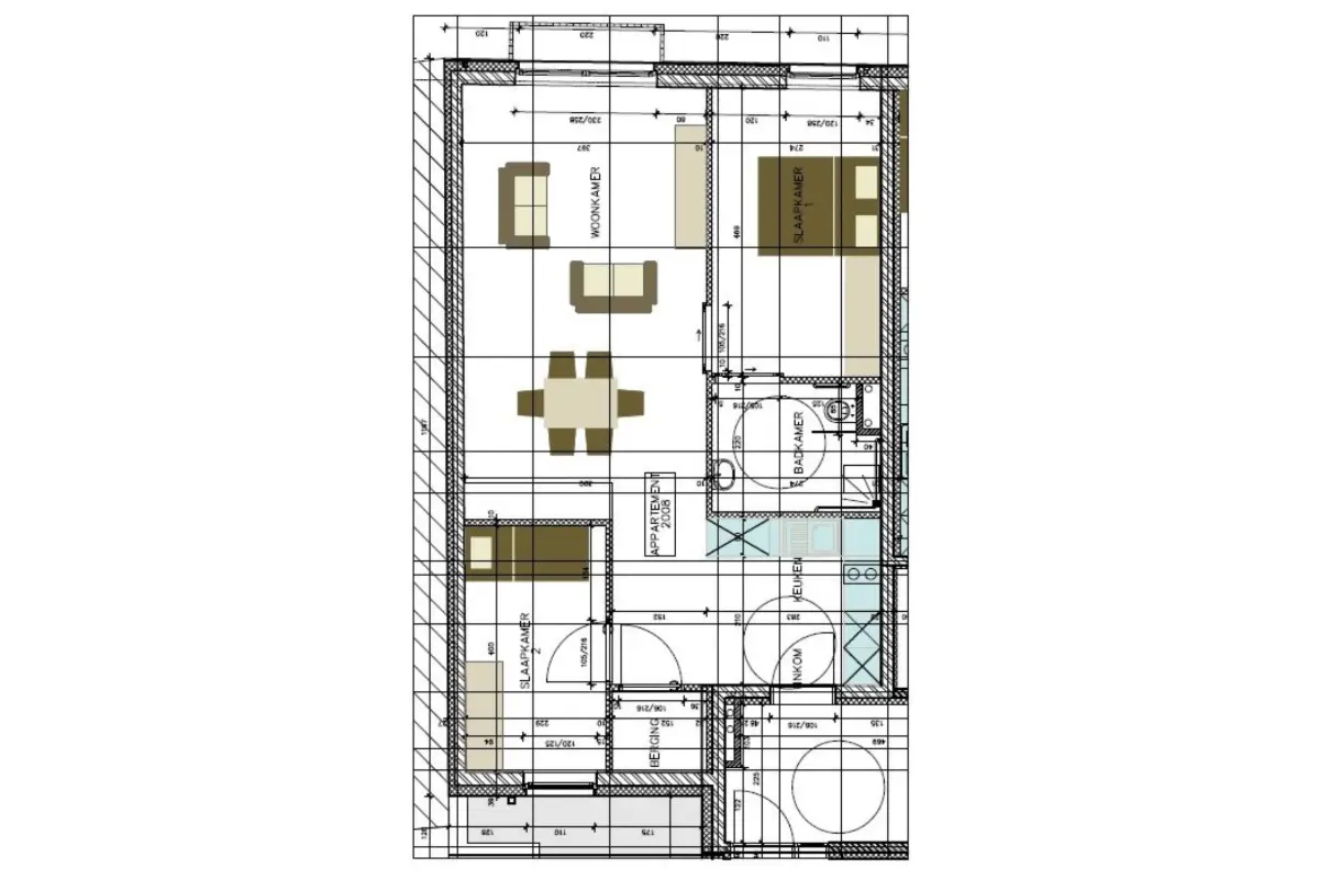 Appartement te  koop in Tielt 8700 305000.00€ 2 slaapkamers 70.00m² - Zoekertje 956