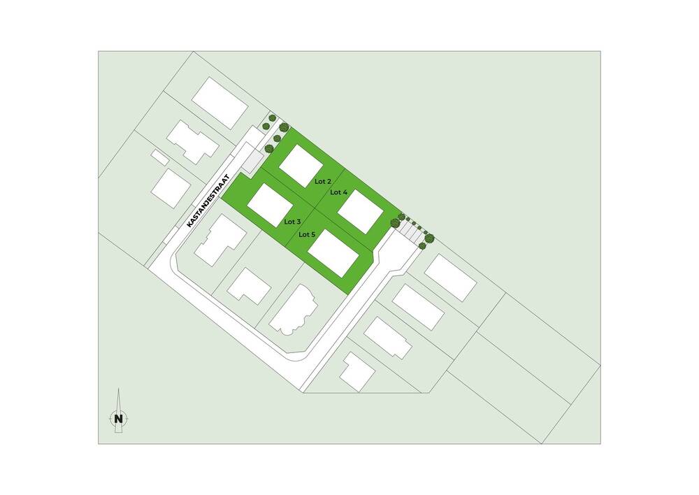 Bouwgrond te koop in Wielsbeke 8710 202300.00€ slaapkamers m² - Zoekertje 25050