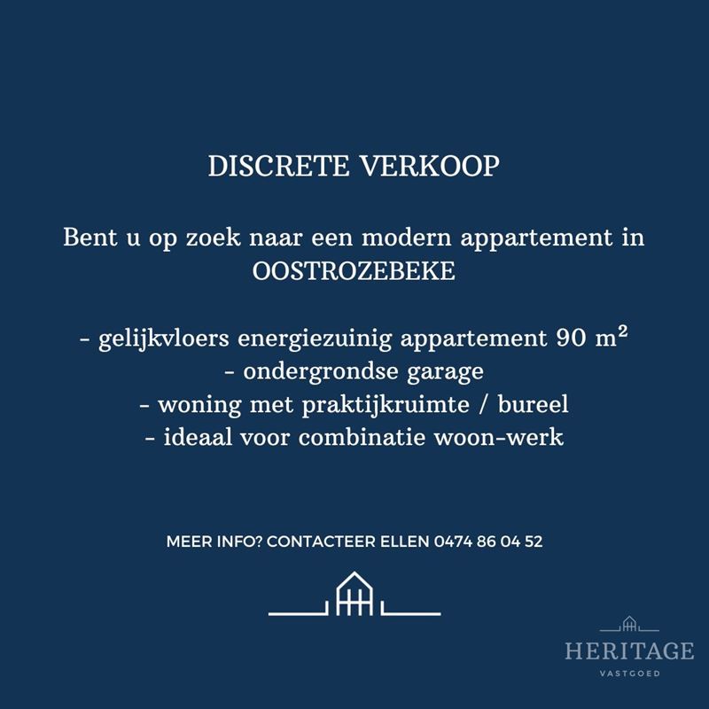 Appartement te  koop in Oostrozebeke 8780 225000.00€ 1 slaapkamers 98.00m² - Zoekertje 279541