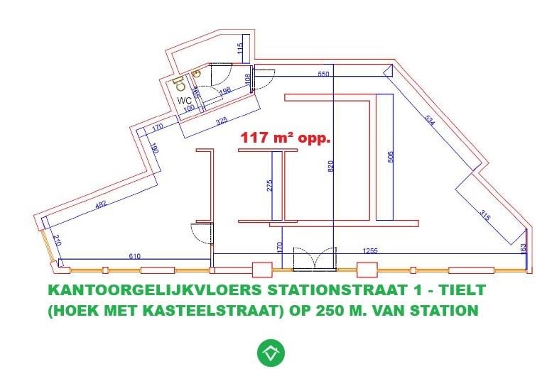 Handelszaak te  koop in Tielt 8700 195000.00€  slaapkamers 117.00m² - Zoekertje 230945