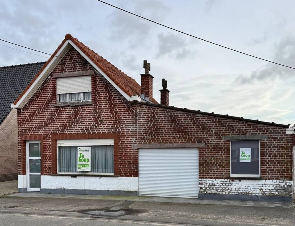 Huis te koop in Kortemark 8610 155000.00€ 2 slaapkamers 121.00m² - Zoekertje 260665