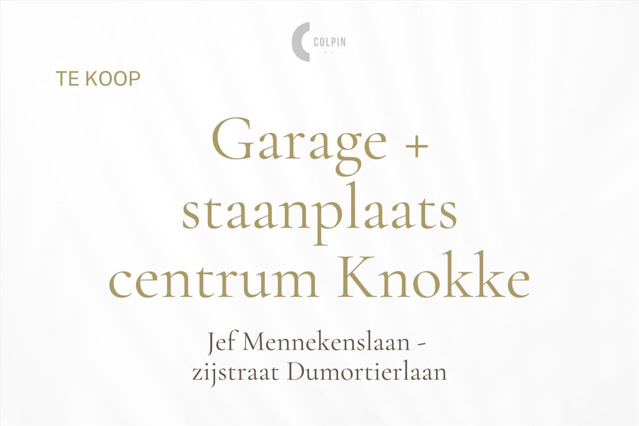 Parking & garage te koop in Knokke 8300 165000.00€ slaapkamers m² - Zoekertje 337692