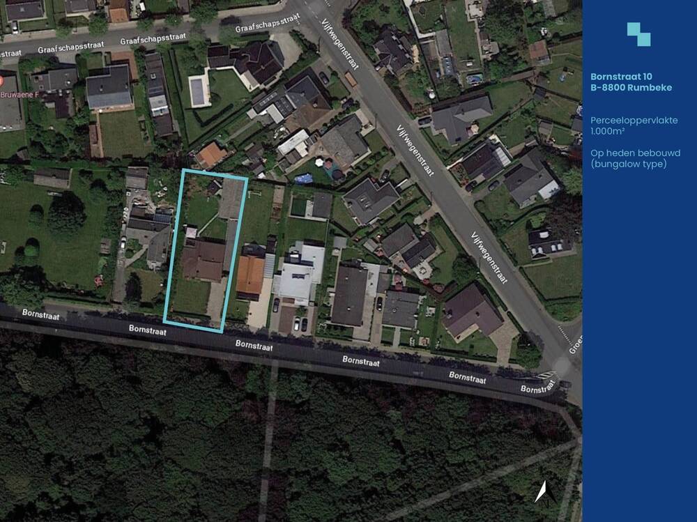 Bouwgrond te koop in Roeselare 8800 398000.00€ slaapkamers m² - Zoekertje 394921