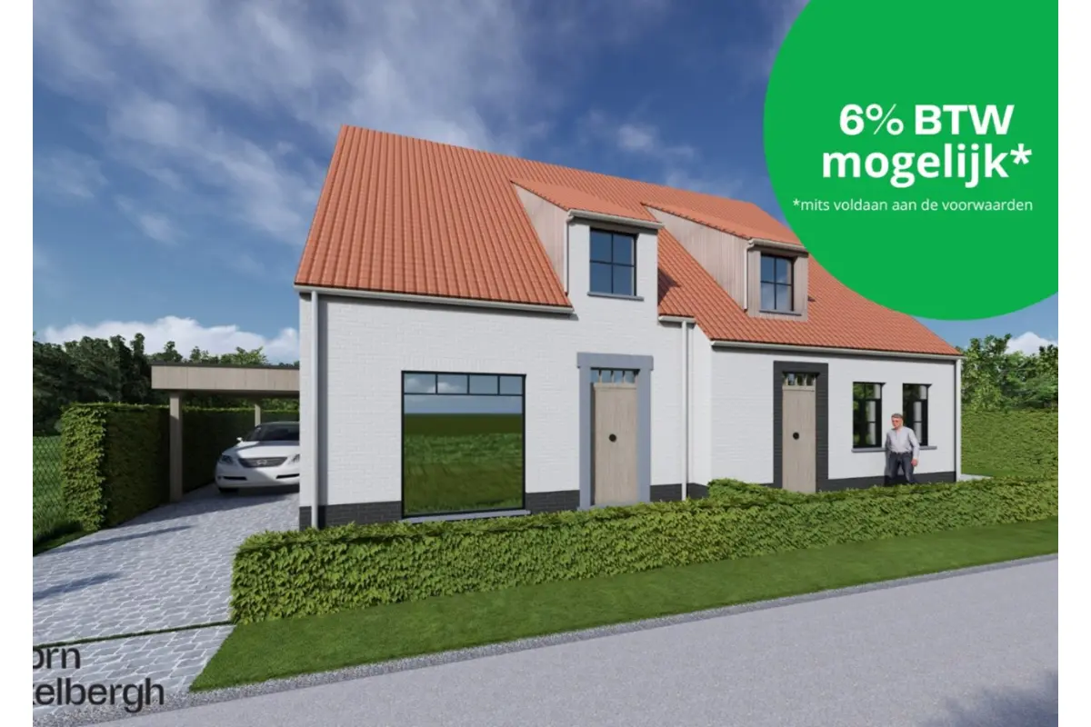 Huis te  koop in Eernegem 8480 355000.00€ 3 slaapkamers m² - Zoekertje 402256