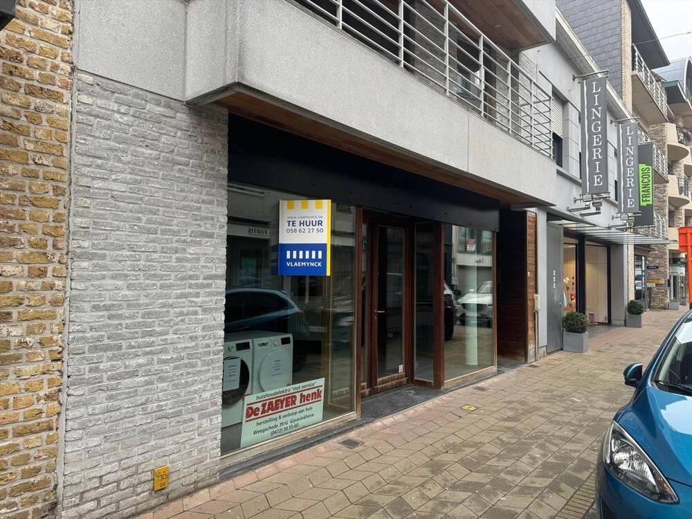 Handelszaak te huur in Veurne 8630 1250.00€ slaapkamers m² - Zoekertje 415746