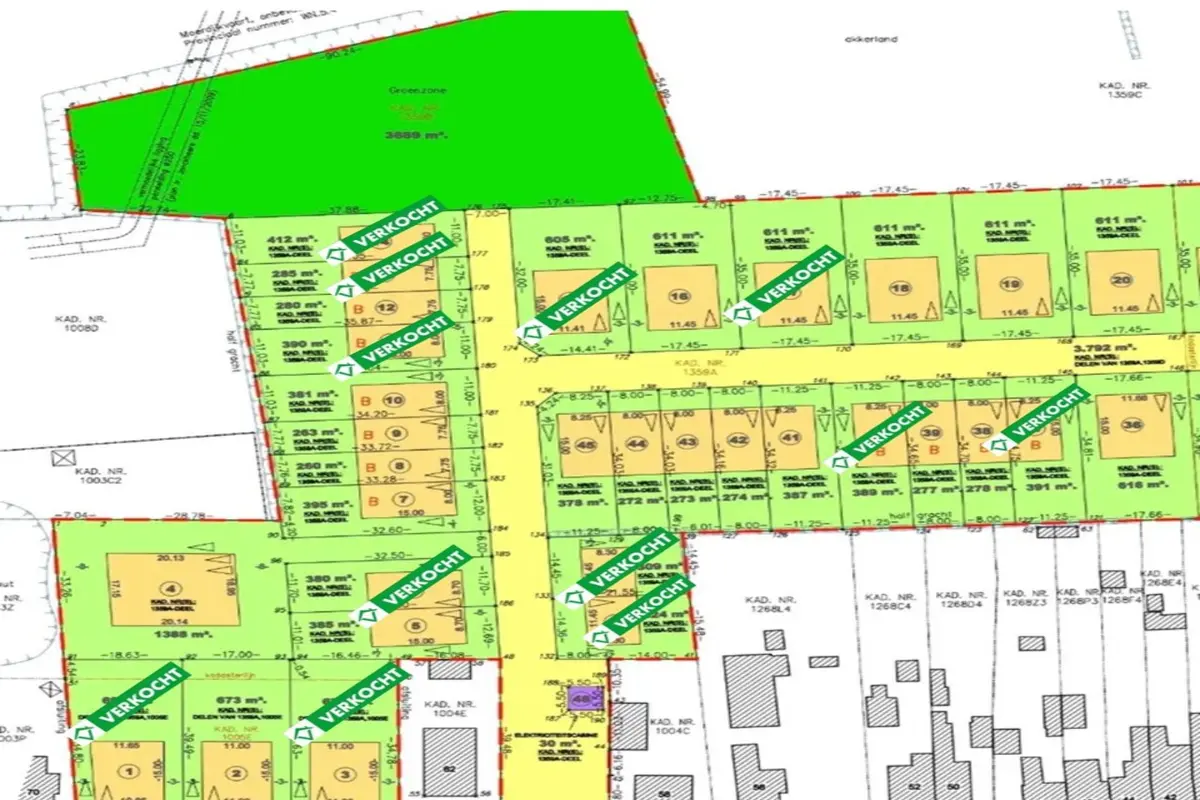 Bouwgrond te  koop in Koekelare 8680 280980.00€  slaapkamers m² - Zoekertje 433474