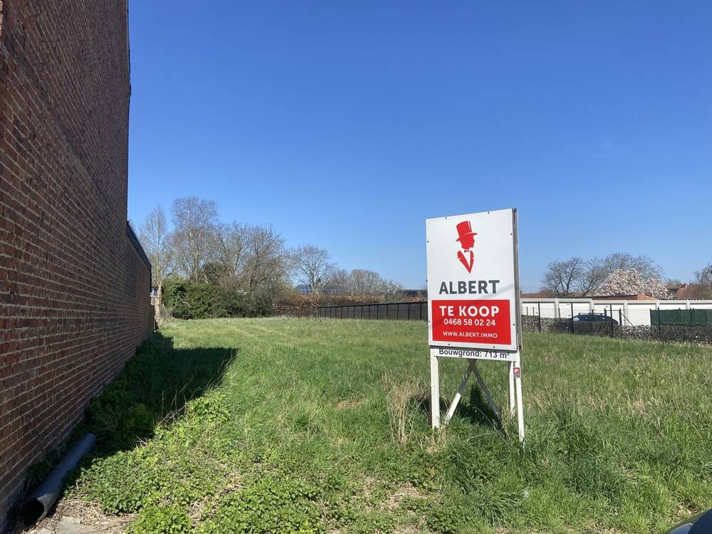 Grond te koop in Lauwe 8930 120000.00€ slaapkamers m² - Zoekertje 438404