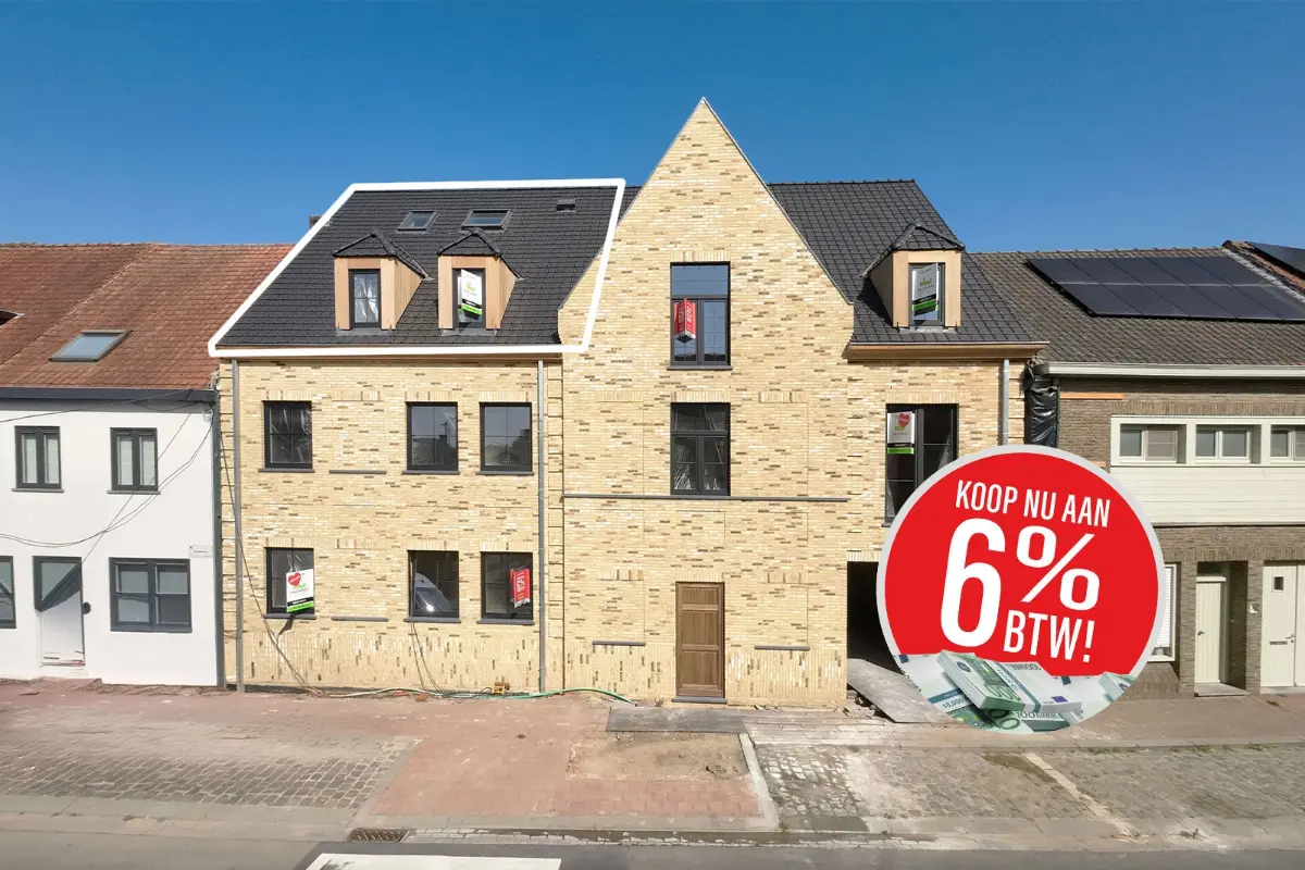 Appartement te  koop in Kortemark 8610 285845.00€ 2 slaapkamers 91.00m² - Zoekertje 443741