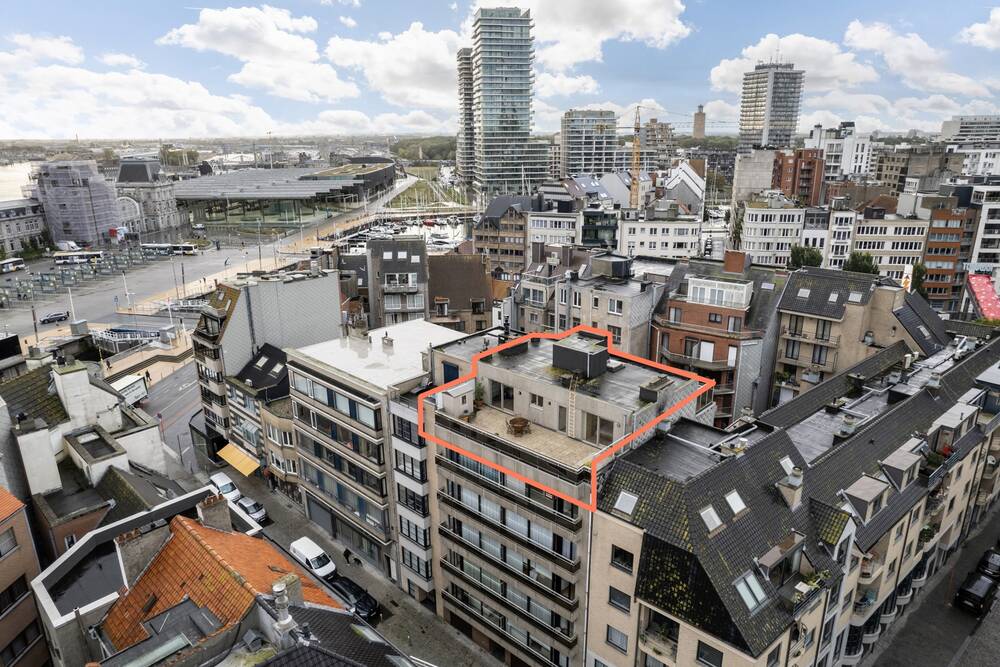 Penthouse te  koop in Oostende 8400 460000.00€ 2 slaapkamers m² - Zoekertje 447558