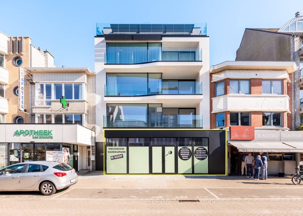 Handelszaak te  huur in Koksijde 8670 1950.00€  slaapkamers 188.00m² - Zoekertje 453904