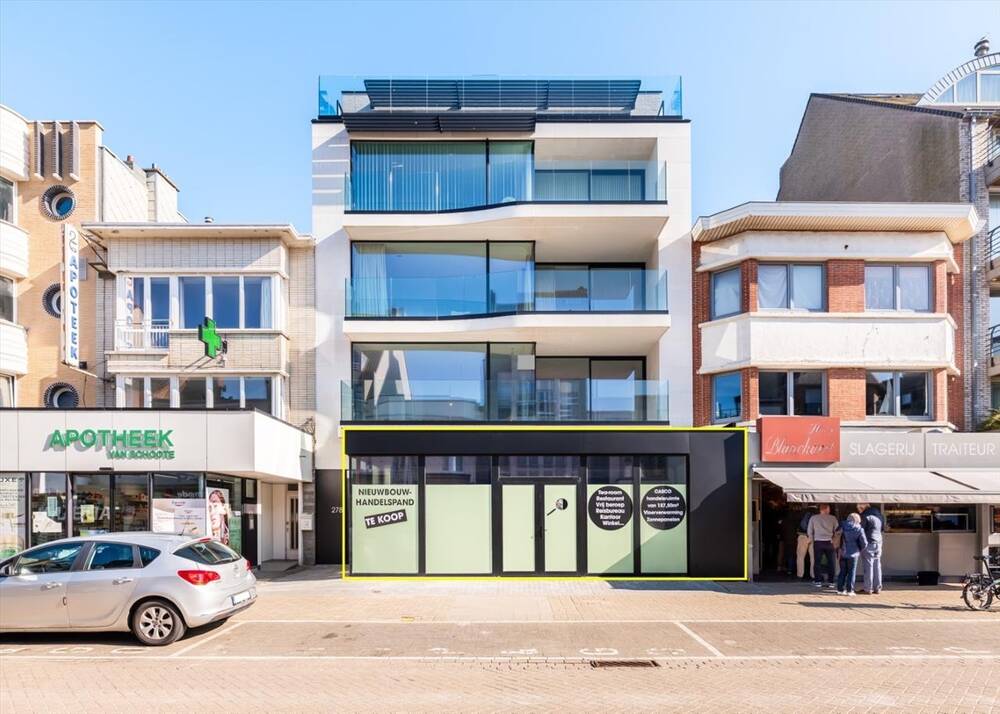 Handelszaak te  huur in Koksijde 8670 1950.00€  slaapkamers 188.00m² - Zoekertje 453904