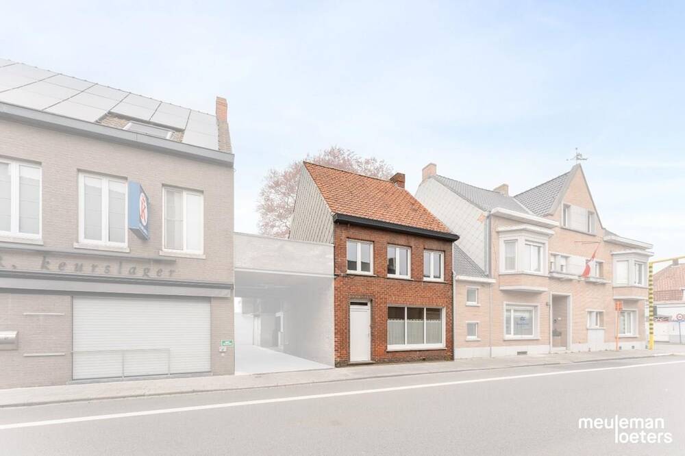 Huis te koop in Ruddervoorde 8020 160000.00€ 3 slaapkamers 126.00m² - Zoekertje 457550