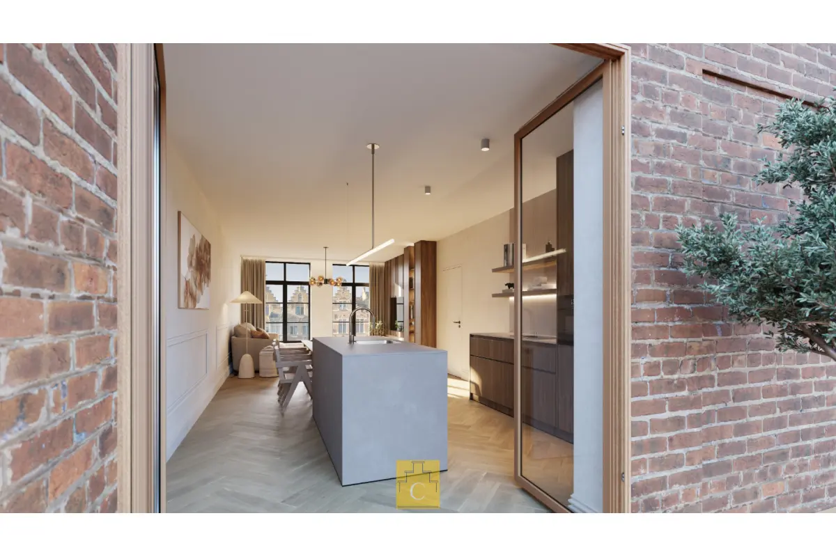 Appartement te  koop in Brugge 8000 0.00€ 1 slaapkamers 73.00m² - Zoekertje 484503