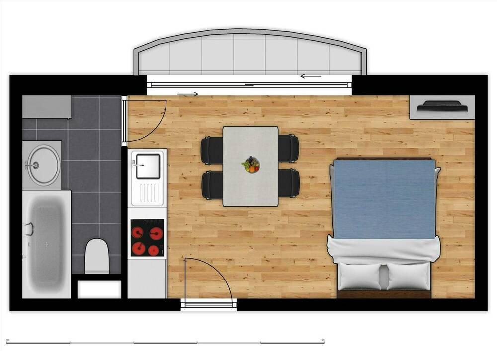 Appartement te huur in De Haan 8420 2263.00€ slaapkamers m² - Zoekertje 492826