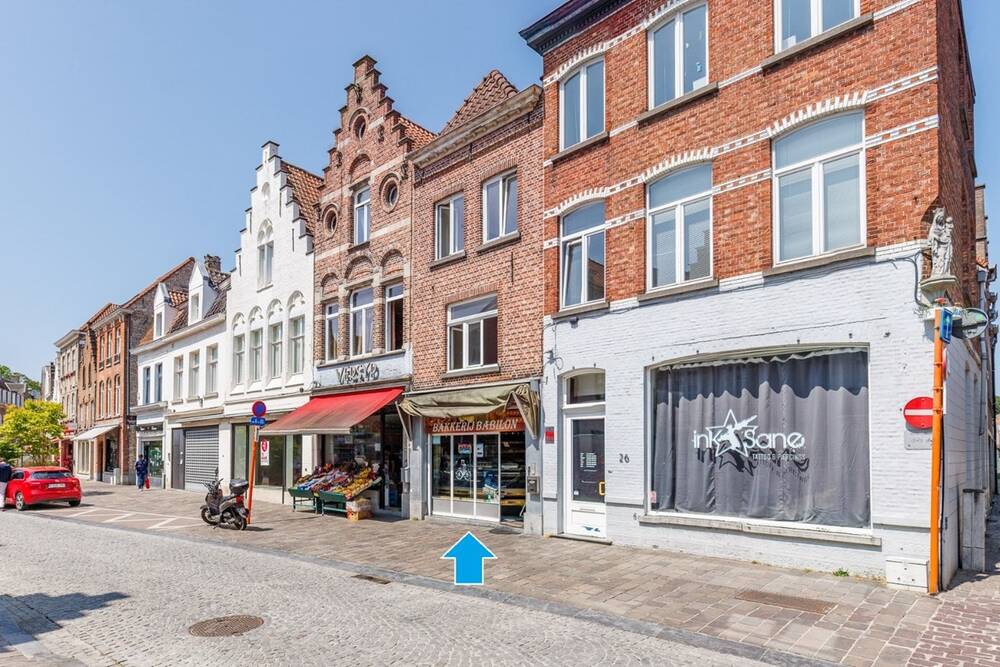 Huis te  koop in Brugge 8000 350000.00€  slaapkamers m² - Zoekertje 506102