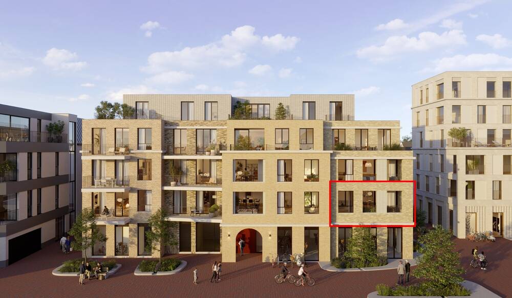 Appartement te koop in Kortrijk 8500 285250.00€ 1 slaapkamers m² - Zoekertje 511163