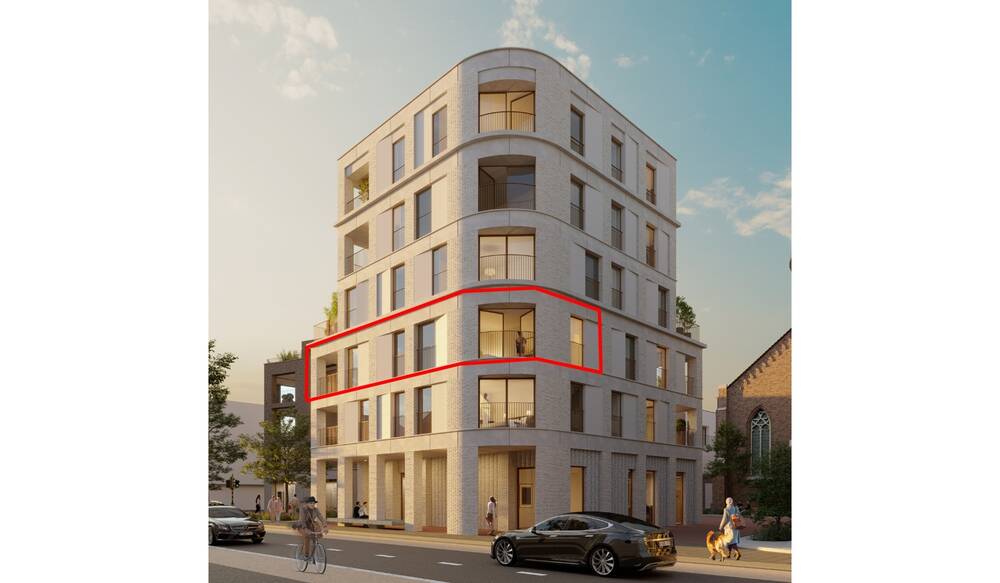 Appartement te koop in Kortrijk 8500 480250.00€ 3 slaapkamers m² - Zoekertje 515341