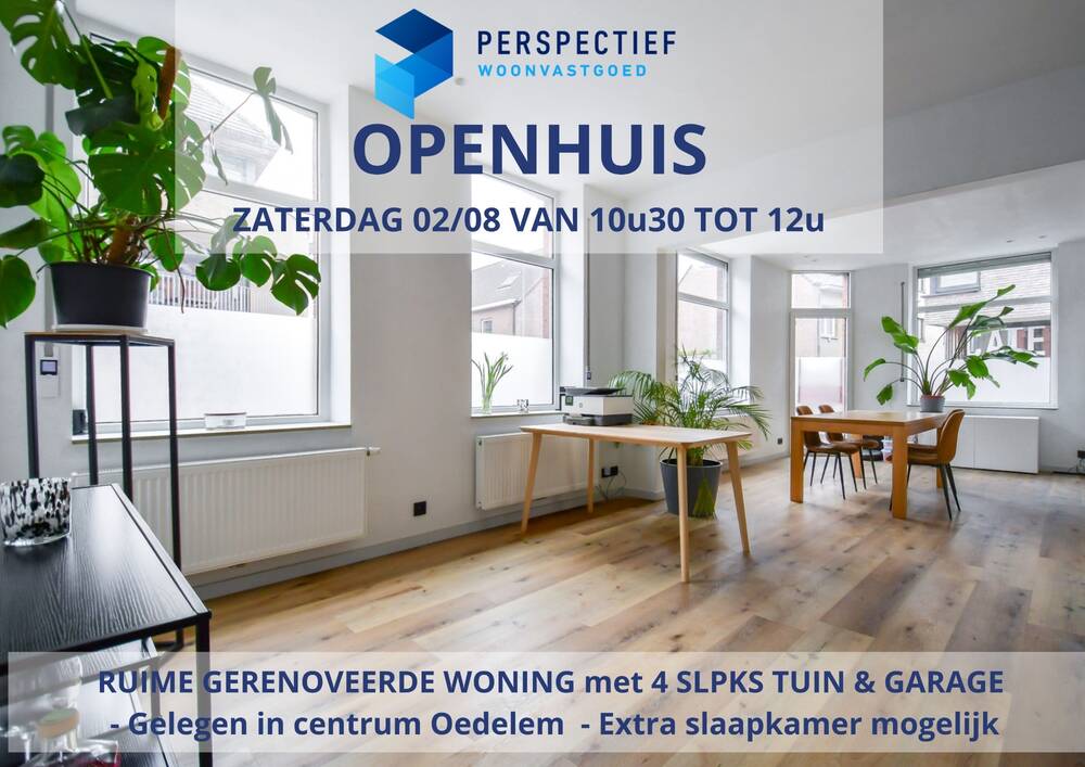 Huis te  koop in Oedelem 8730 369000.00€ 4 slaapkamers 154.00m² - Zoekertje 523990