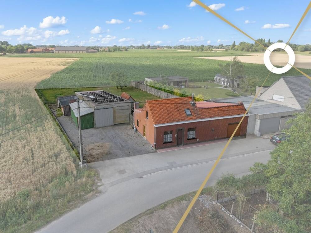 Huis te  koop in Nieuwkerke 8950 279000.00€ 3 slaapkamers 259.00m² - Zoekertje 524196