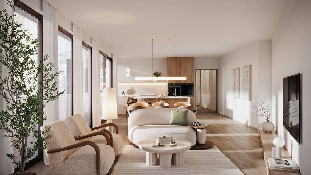 Appartement te  koop in Kortrijk 8500 249500.00€ 1 slaapkamers 58.00m² - Zoekertje 551460