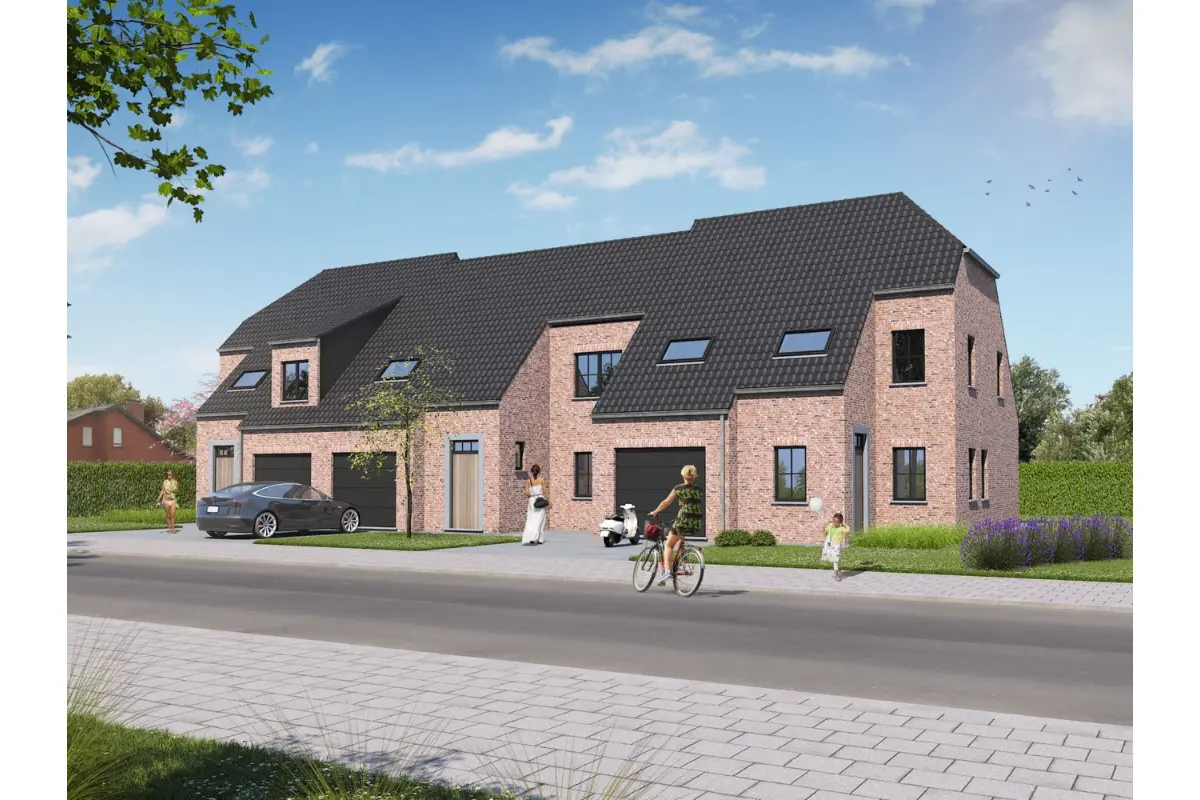 Huis te  koop in Ruddervoorde 8020 381500.00€  slaapkamers m² - Zoekertje 553903