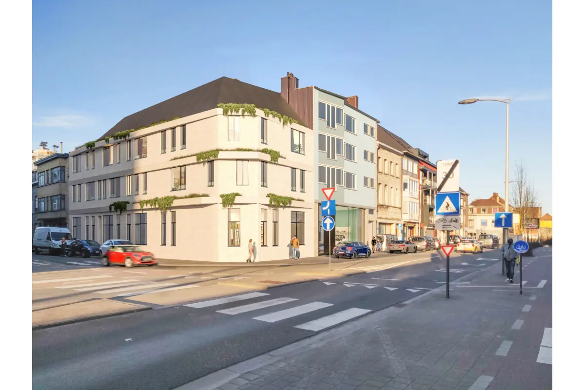 Appartement te  huur in Kortrijk 8500 500.00€ 1 slaapkamers 23.60m² - Zoekertje 582801