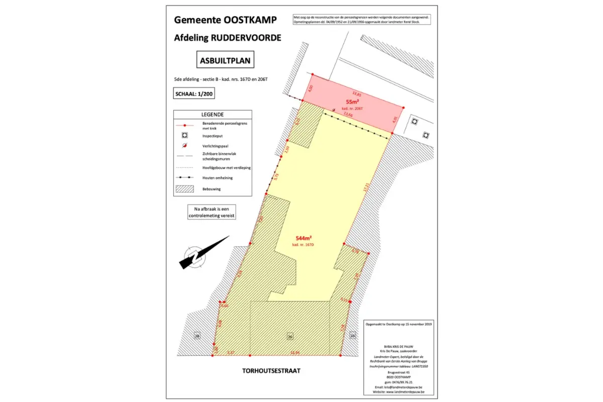 Bouwgrond te  koop in Ruddervoorde 8020 299000.00€  slaapkamers m² - Zoekertje 712385