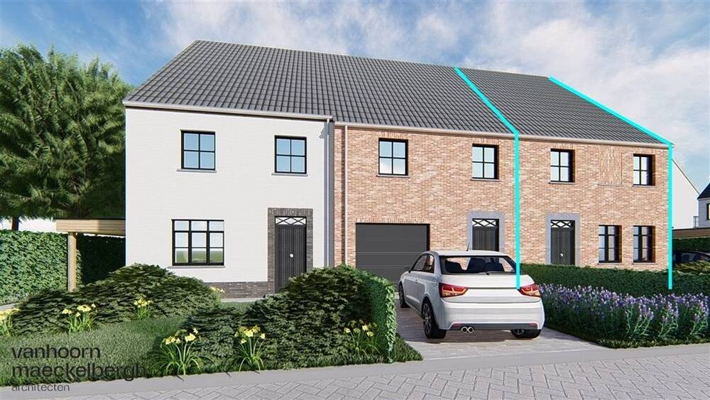 Huis te  koop in Harelbeke 8530 386000.00€ 3 slaapkamers 142.40m² - Zoekertje 588595