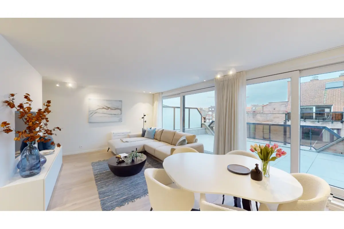 Appartement te  huur in Knokke 8300 3000.00€ 2 slaapkamers 68.00m² - Zoekertje 590320