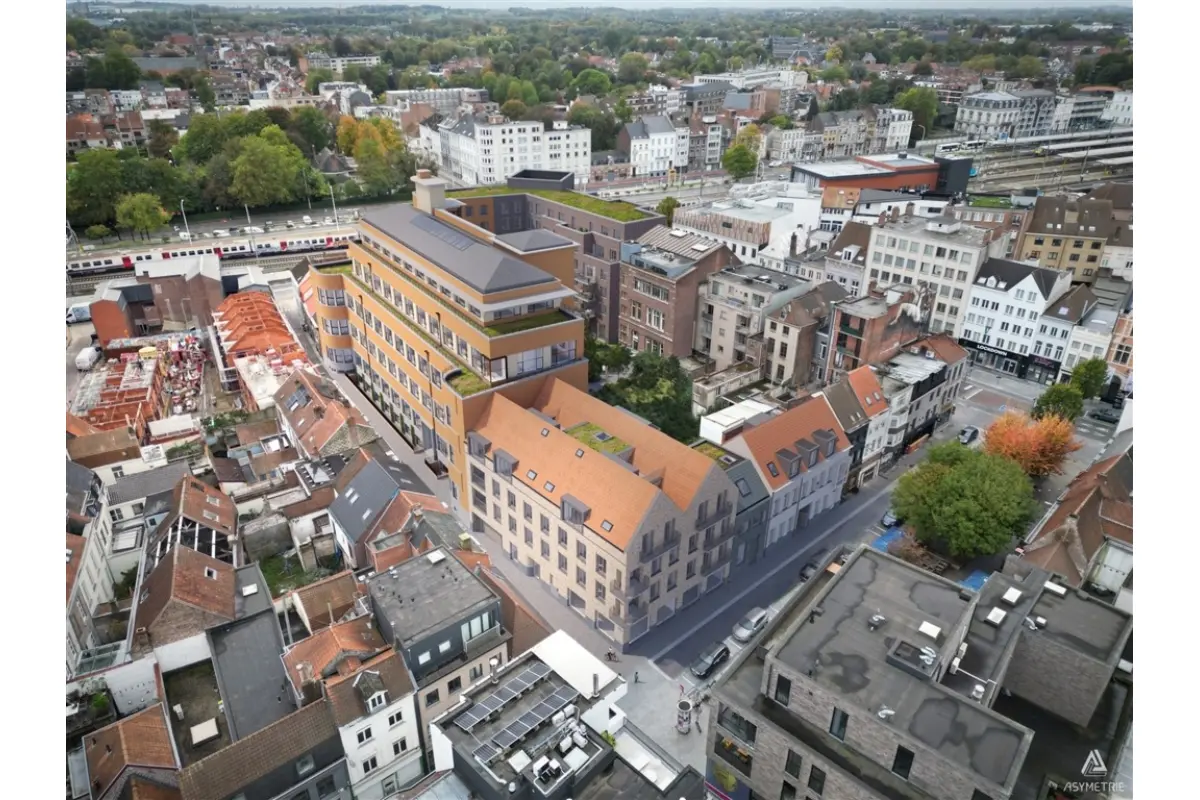 Appartement te  koop in Kortrijk 8500 152000.00€ 1 slaapkamers 36.80m² - Zoekertje 605608