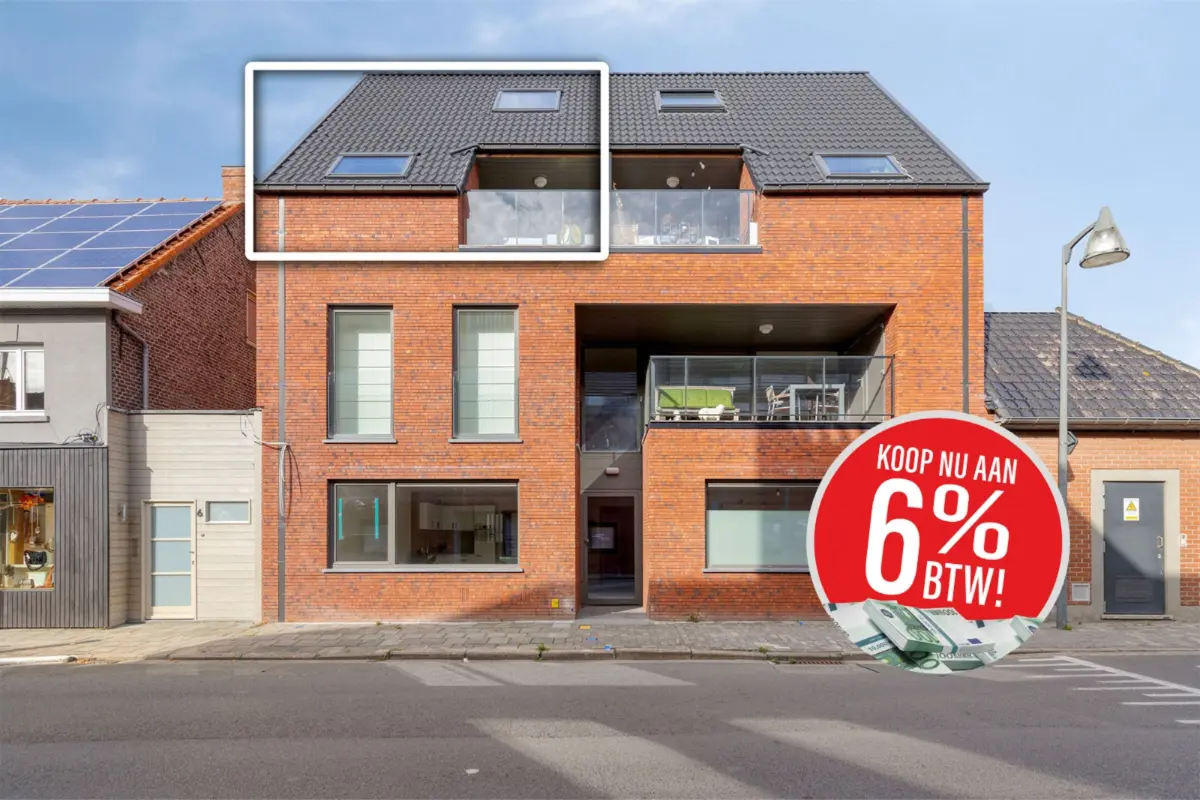 Appartement te  koop in Ruddervoorde 8020 255000.00€ 2 slaapkamers 83.00m² - Zoekertje 610912