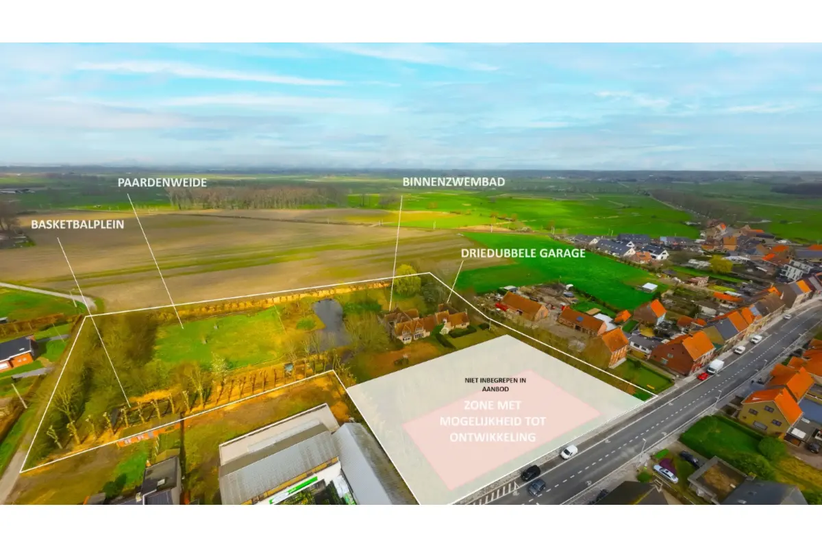 Huis te  koop in Diksmuide 8600 0.00€ 4 slaapkamers 652.00m² - Zoekertje 613405