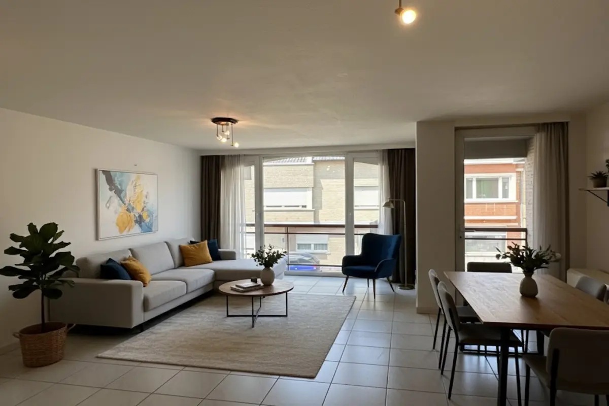 Appartement te  koop in Ruiselede 8755 149000.00€ 1 slaapkamers 57.00m² - Zoekertje 616965