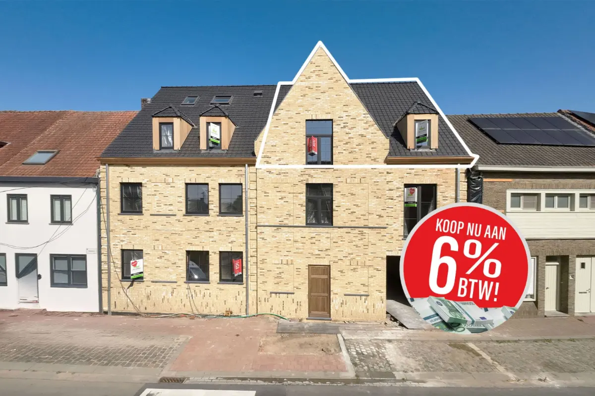 Appartement te  koop in Kortemark 8610 345975.00€ 3 slaapkamers 115.00m² - Zoekertje 618085