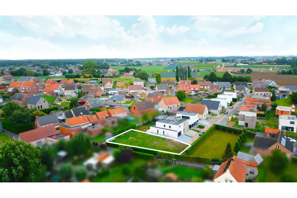 Bouwgrond te  koop in Houthulst 8650 109000.00€  slaapkamers m² - Zoekertje 630648