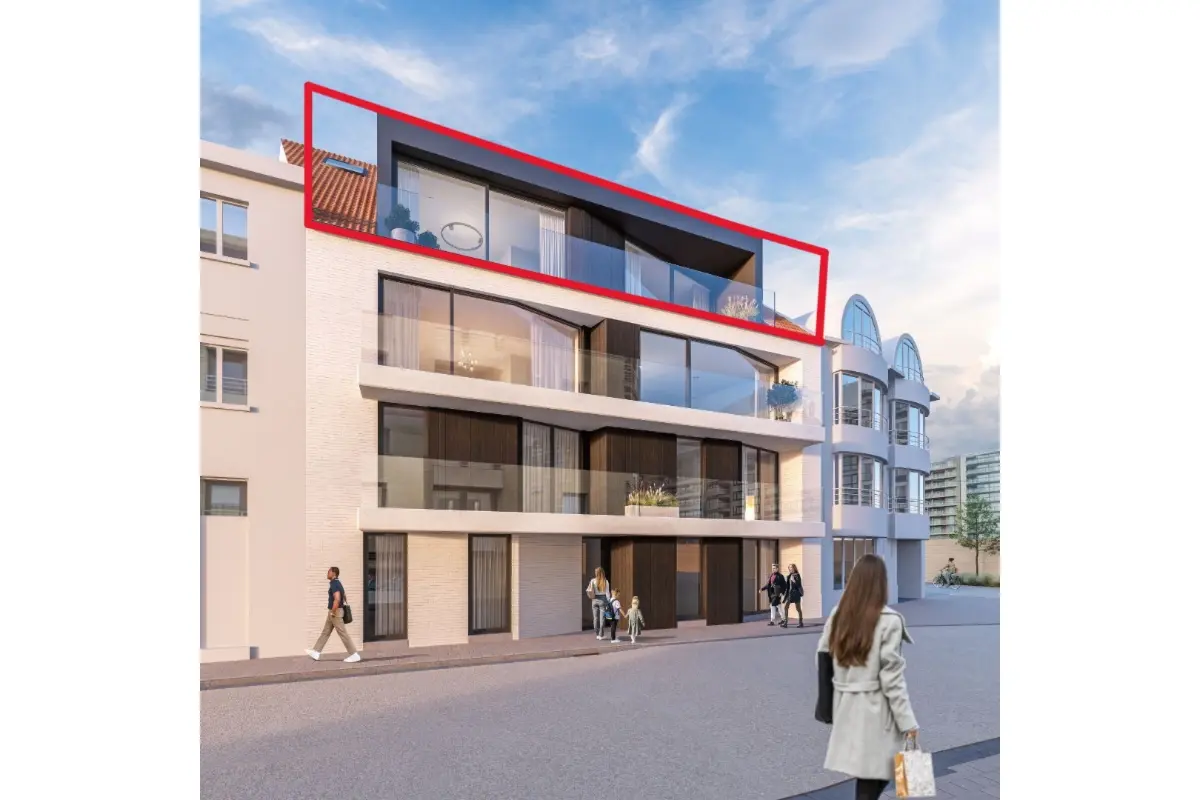 Appartement te  koop in Heist-aan-Zee 8301 1110000.00€ 3 slaapkamers m² - Zoekertje 639226