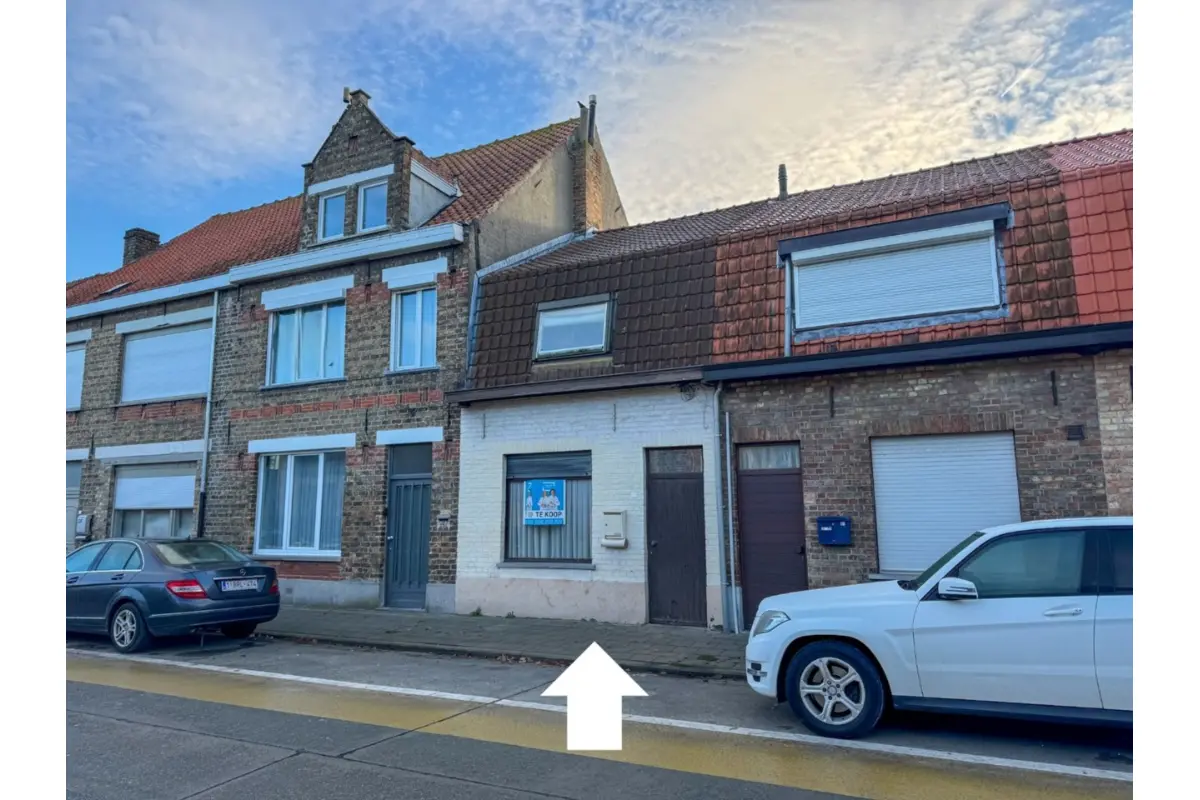 Huis te  koop in Sint-Kruis 8310 169000.00€  slaapkamers m² - Zoekertje 641648