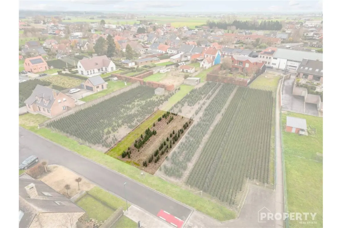 Grond te  koop in Zwevezele 8750 180000.00€  slaapkamers m² - Zoekertje 654495