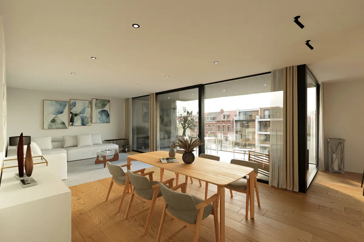 Appartement te  koop in Rekkem 8930 340466.50€ 2 slaapkamers 123.84m² - Zoekertje 676615