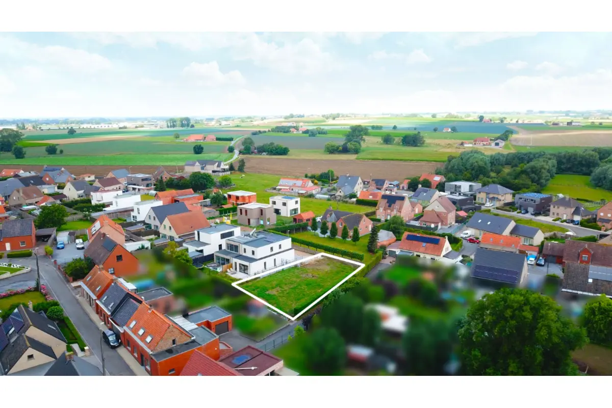 Bouwgrond te  koop in Houthulst 8650 109000.00€  slaapkamers m² - Zoekertje 701486