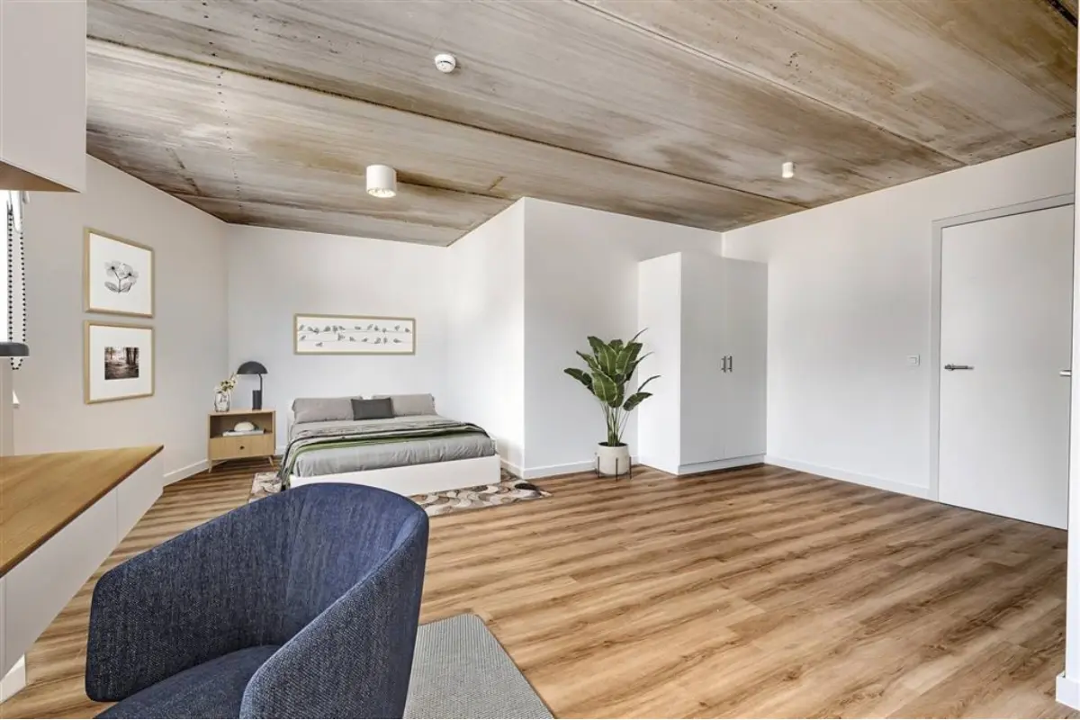 Appartement te  huur in Kortrijk 8500 415.00€ 1 slaapkamers 15.30m² - Zoekertje 716154