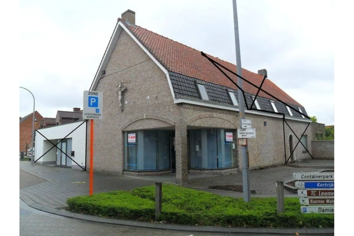 Handelszaak te  huur in Kuurne 8520 765.00€  slaapkamers m² - Zoekertje 718413