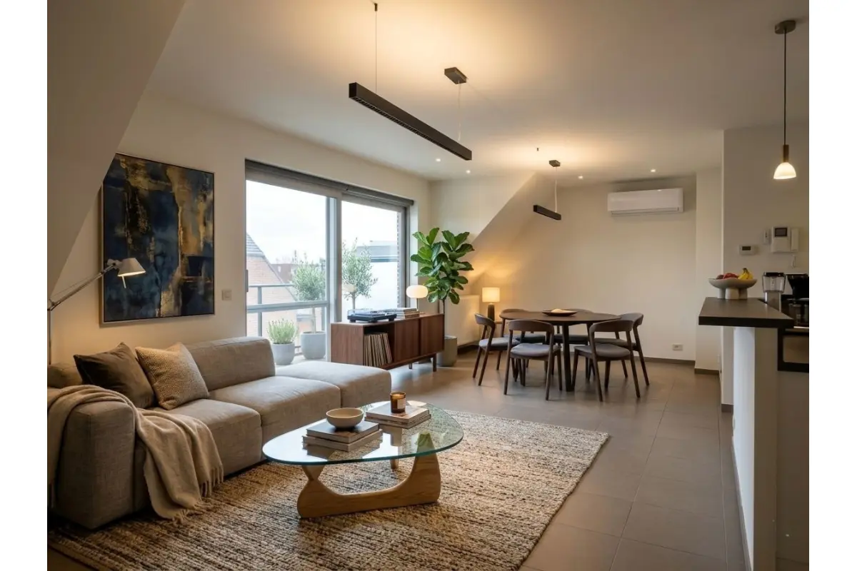 Appartement te  huur in Pittem 8740 750.00€ 2 slaapkamers 79.00m² - Zoekertje 722168