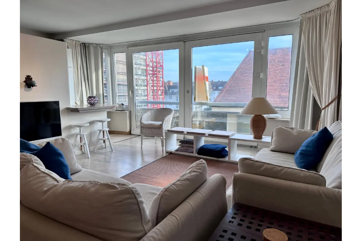 Appartement te  huur in Knokke 8300 1300.00€ 2 slaapkamers 80.00m² - Zoekertje 728728
