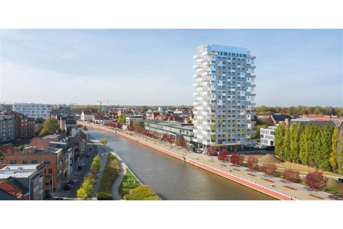 Appartement te  huur in Kortrijk 8500 935.00€ 2 slaapkamers 85.00m² - Zoekertje 727905