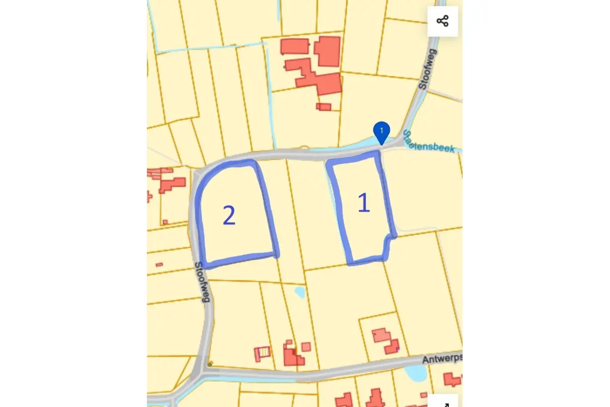 Niet bebouwbare grond te  koop in Sijsele 8340 165000.00€  slaapkamers m² - Zoekertje 741669