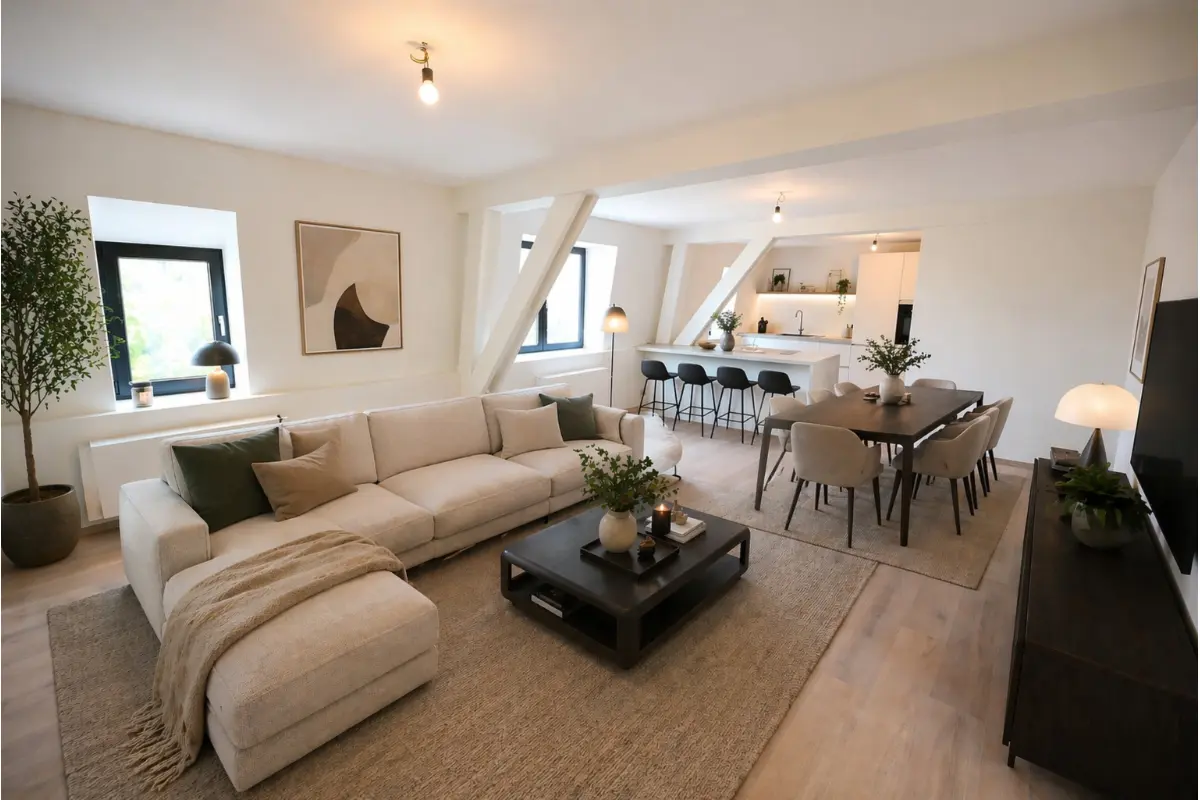 Appartement te  huur in Sint-Kruis 8310 1150.00€ 3 slaapkamers 132.00m² - Zoekertje 742304