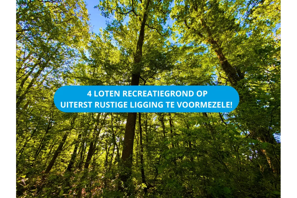 Grond te  koop in Voormezele 8902 259798.00€  slaapkamers m² - Zoekertje 750484