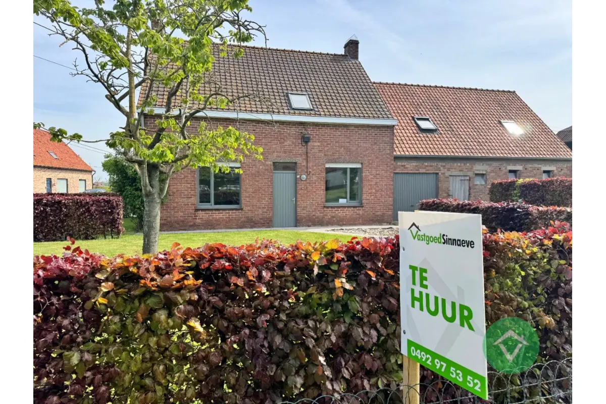 Huis te  huur in Koekelare 8680 750.00€ 3 slaapkamers m² - Zoekertje 751414